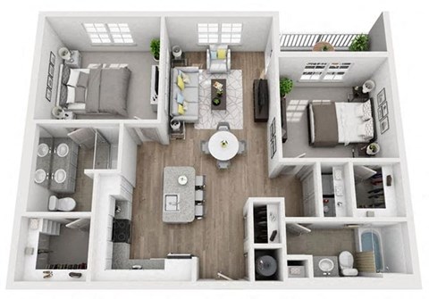 B2 Floor Plan at Inspira, Naples, FL
